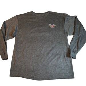 Simply Southern Outfitters Cowboy Beer Graphic Long Sleeve T-Shirt Gray Mens XL‎